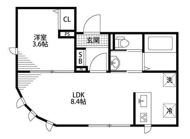 東京都品川区上大崎３ 目黒駅 1LDK アパート 賃貸物件詳細