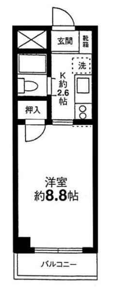 神奈川県横浜市港北区大倉山１ 大倉山駅 1K マンション 賃貸物件詳細