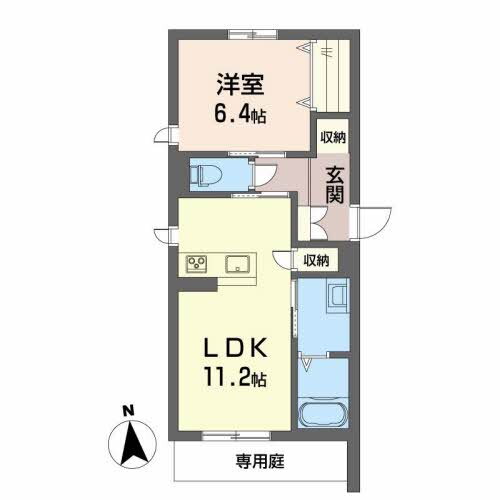 兵庫県西脇市上野 新西脇駅 1LDK アパート 賃貸物件詳細