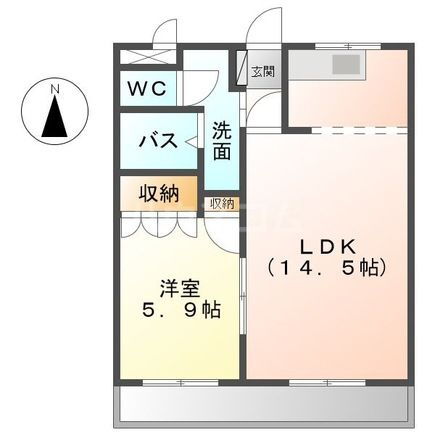 Ｂｅｌｌｅ　Ｃｉｅｌ（ベル　シエル） 2階 1LDK 賃貸物件詳細