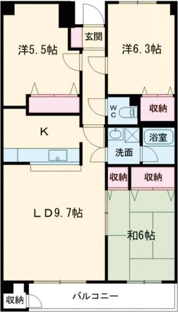 茨城県笠間市八雲１ 友部駅 3LDK マンション 賃貸物件詳細