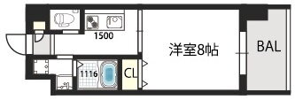 大阪府東大阪市高井田元町２ ＪＲ河内永和駅 1K マンション 賃貸物件詳細