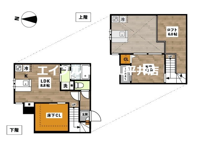 岡山県岡山市中区雄町 高島駅 1LDK アパート 賃貸物件詳細