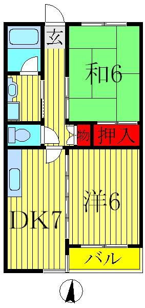 千葉県柏市東上町 柏駅 2DK マンション 賃貸物件詳細