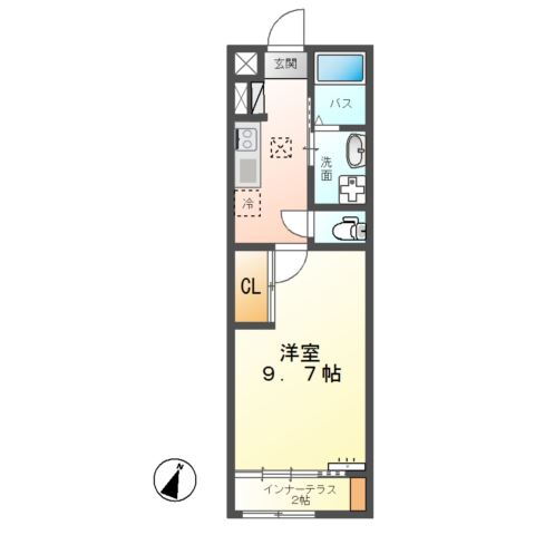 茨城県つくば市島名陣場 万博記念公園駅 1K アパート 賃貸物件詳細