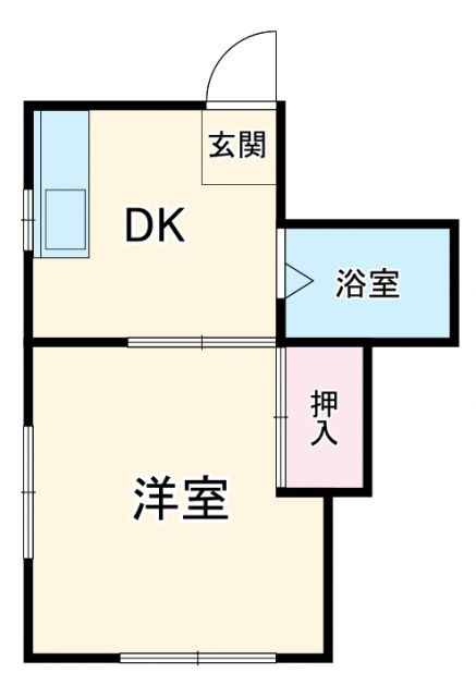 神奈川県茅ヶ崎市甘沼 香川駅 1DK アパート 賃貸物件詳細