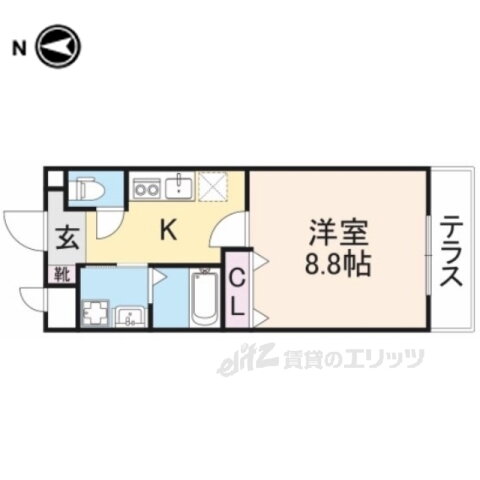 京都府綾部市若竹町 綾部駅 1K アパート 賃貸物件詳細