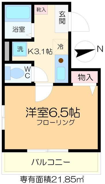 東京都荒川区東日暮里３ 三河島駅 1K マンション 賃貸物件詳細