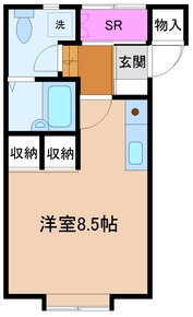 石川県金沢市二ツ屋町 上諸江駅 ワンルーム アパート 賃貸物件詳細