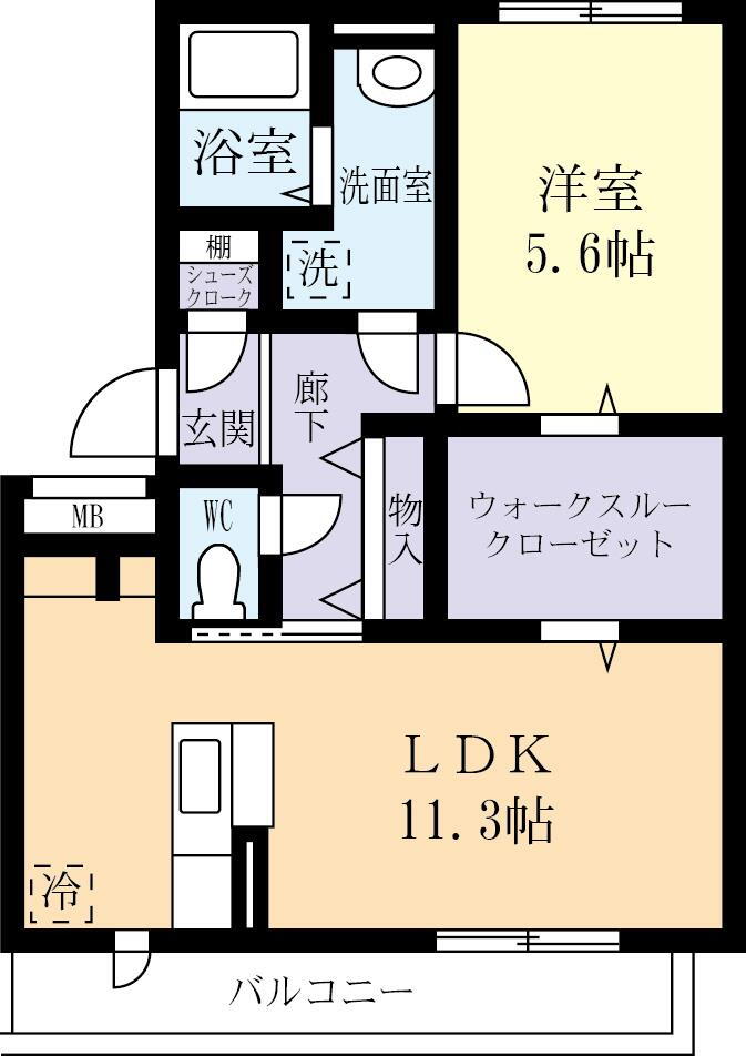 茨城県つくば市松代１ つくば駅 1LDK アパート 賃貸物件詳細