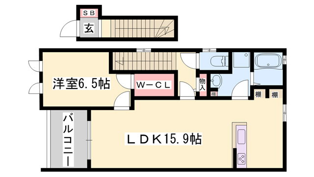 兵庫県加東市南山３ 三田駅 1LDK アパート 賃貸物件詳細