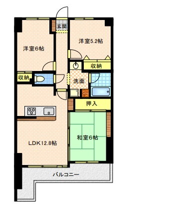 コスモ守山 9階 3LDK 賃貸物件詳細