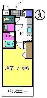 カサリラ 2階 1K 賃貸物件詳細