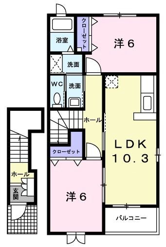 愛媛県西条市飯岡 伊予西条駅 2LDK アパート 賃貸物件詳細