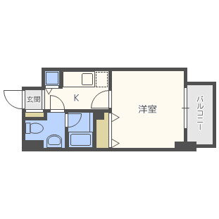 福岡県福岡市博多区博多駅南２ 博多駅 1K マンション 賃貸物件詳細