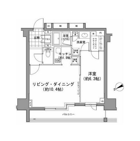 東京都中央区八丁堀３ 八丁堀駅 1LDK マンション 賃貸物件詳細