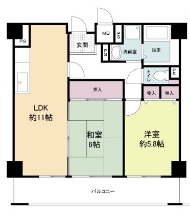 大阪府大阪市西区南堀江１ 四ツ橋駅 2LDK マンション 賃貸物件詳細