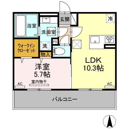 熊本県熊本市西区横手１ 熊本駅 1LDK アパート 賃貸物件詳細