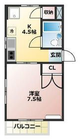 コーポ柴崎 2階 1K 賃貸物件詳細