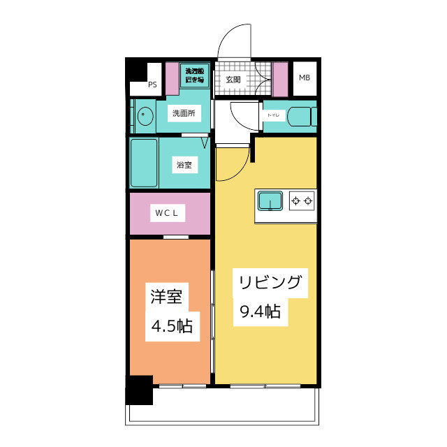 プレサンス太閤通ファシール 9階 1LDK 賃貸物件詳細