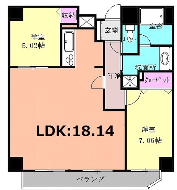 愛知県名古屋市東区泉２ 高岳駅 2LDK マンション 賃貸物件詳細