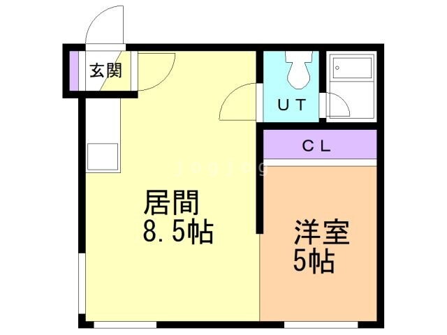 北海道札幌市清田区美しが丘一条８ 1LDK アパート 賃貸物件詳細