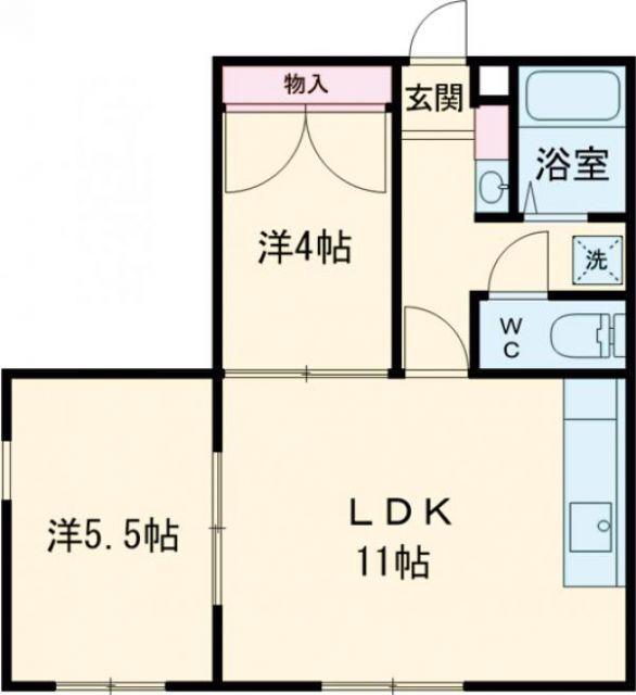 栃木県栃木市新井町 合戦場駅 2LDK マンション 賃貸物件詳細