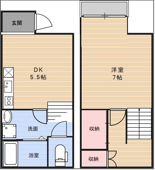 東京都墨田区京島２ 京成曳舟駅 1DK 一戸建て 賃貸物件詳細