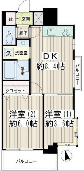東京都文京区千駄木２ 千駄木駅 2DK マンション 賃貸物件詳細