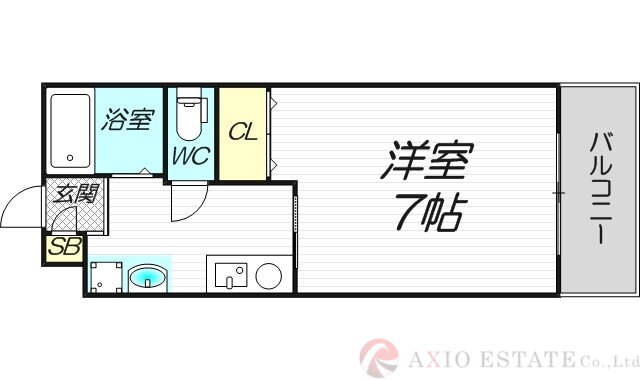 大阪府大阪市淀川区三国本町３ 三国駅 1K マンション 賃貸物件詳細