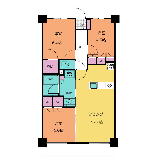 埼玉県和光市白子２ 地下鉄成増駅 2SLDK マンション 賃貸物件詳細