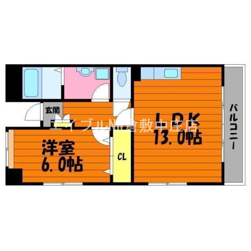 岡山県倉敷市青江 倉敷駅 1LDK マンション 賃貸物件詳細