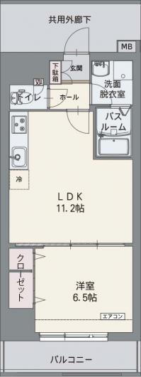 コルディエラ 9階 1LDK 賃貸物件詳細