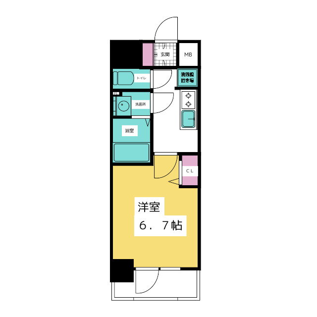 愛知県名古屋市中村区太閤通５ 太閤通駅 1K マンション 賃貸物件詳細