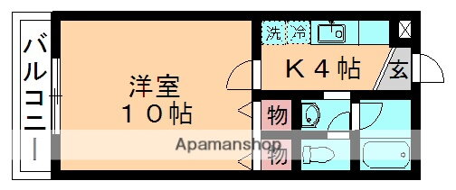 千葉県千葉市若葉区都賀４ 都賀駅 1K マンション 賃貸物件詳細