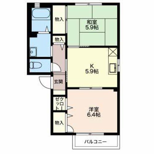 新潟県新潟市東区逢谷内１ 大形駅 2K アパート 賃貸物件詳細