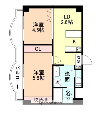 富山県富山市太郎丸西町１ 西中野駅 2DK マンション 賃貸物件詳細