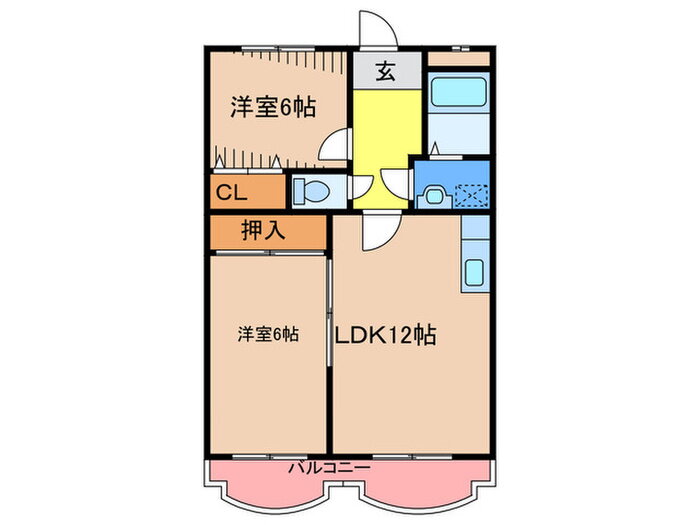 マリンビュー美和台 3階 2LDK 賃貸物件詳細