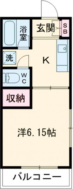 東京都府中市多磨町２ 多磨駅 1K アパート 賃貸物件詳細