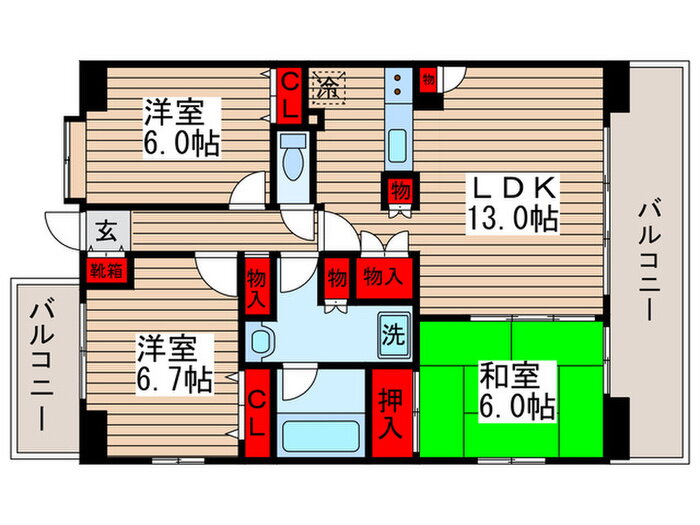 東京都江戸川区西葛西３ 西葛西駅 3LDK マンション 賃貸物件詳細