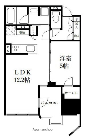 レーベン福岡天神ＯＮＥ　ＴＯＷＥＲ 5階 1LDK 賃貸物件詳細