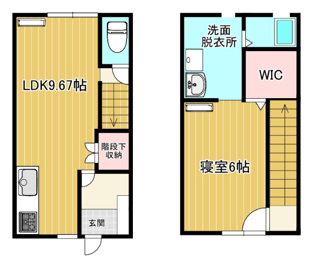 富山県富山市上赤江町２ 下奥井駅 1LDK 一戸建て 賃貸物件詳細