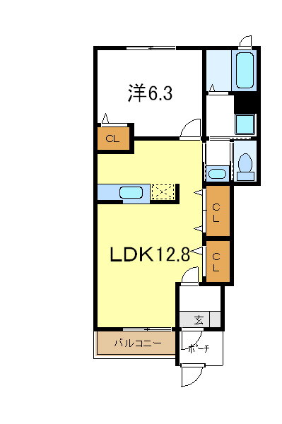 兵庫県加古川市野口町北野 東加古川駅 1LDK アパート 賃貸物件詳細