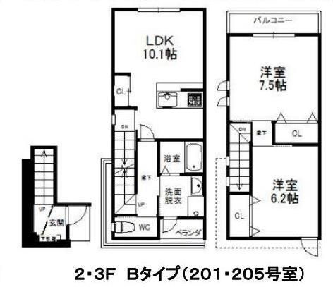 岡山県岡山市南区新保 備前西市駅 2LDK アパート 賃貸物件詳細