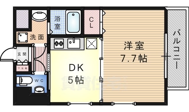 大阪府堺市北区中百舌鳥町６ なかもず駅 1DK マンション 賃貸物件詳細
