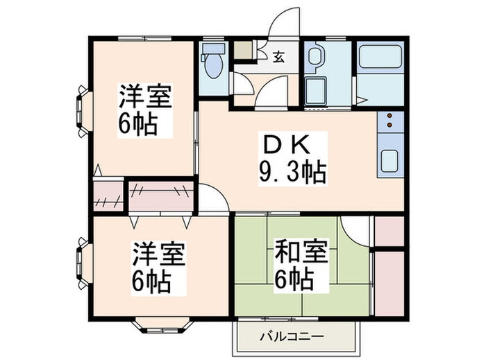 神奈川県横浜市青葉区柿の木台 藤が丘駅 3DK アパート 賃貸物件詳細