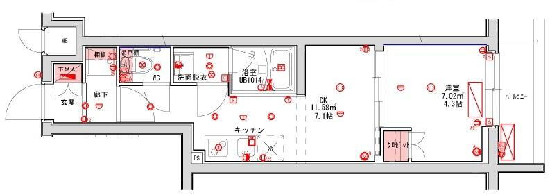 東京都品川区二葉１ 大井町駅 1DK マンション 賃貸物件詳細