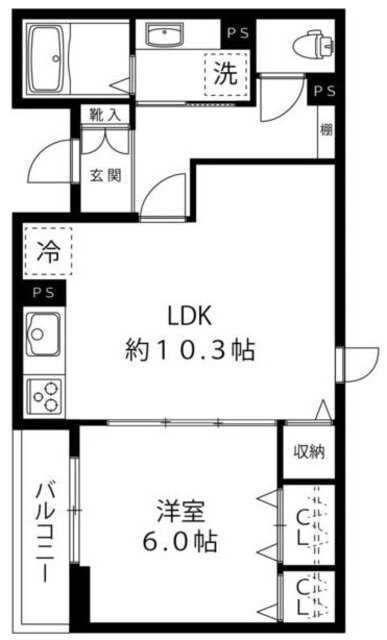 サンエイ烏山ビル 2階 1LDK 賃貸物件詳細