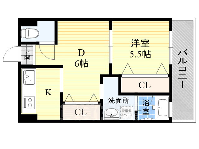 大阪府茨木市中穂積２ 茨木駅 1K マンション 賃貸物件詳細