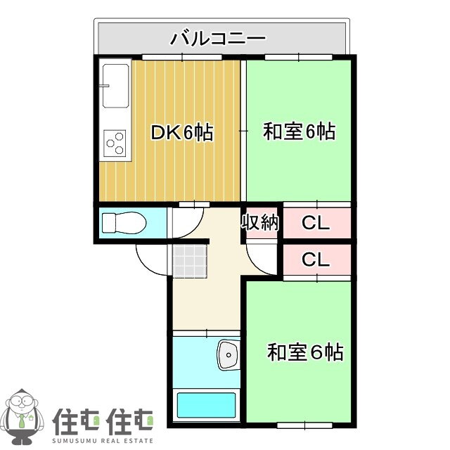 愛知県豊田市永覚新町１ 末野原駅 2DK マンション 賃貸物件詳細